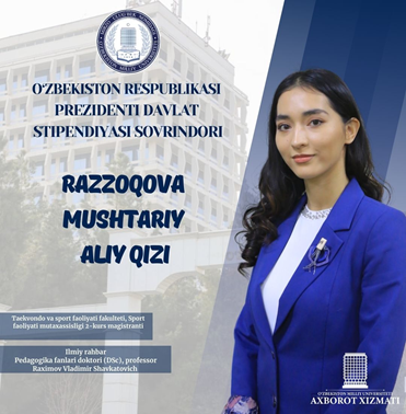 Razzoqova Mushtariy Aliy qizi
